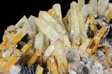Quartz Crystals with Bladed Hematite - Lechang Mine, China #132741-3